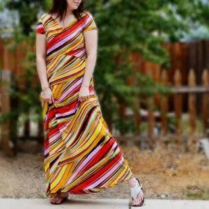 Golden Rippy - Cinnabar Sky - on Maternity Sewing