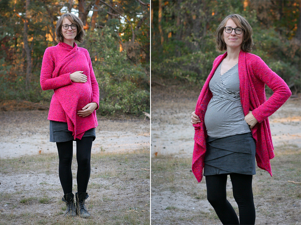 Maternity Style - Cappuccino Cardigan - on Maternity Sewing